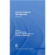 Current Topics in Management: Volume 8 by Rahim,M. Afzalur, 9781138508934