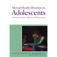Mental Health Disorders in Adolescents by Hazen, Eric P., M.d.; Goldstein, Mark A.; Goldstein, Myrna Chandler; Jellinek, Michael S., M.D., 9780813548937