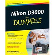 Nikon D3000 For Dummies by King, Julie Adair, 9780470578940