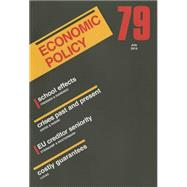 Economic Policy 79 by De Menil, Georges; Portes, Richard; Sinn, Hans-Werner; Fuchs-Schündeln, Nicola; Gürkaynak, Refet; Jappelli, Tullio; Lane, Philip, 9781118798942