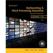 Keyboarding and Word Processing Essentials, Lessons 1-55 by Robertson, 9781133588948