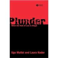 Plunder When the Rule of Law is Illegal by Mattei, Ugo; Nader, Laura, 9781405178952