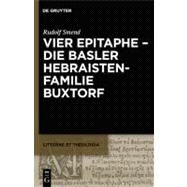 Vier Epitaphe by Smend, Rudolf, 9783110228953