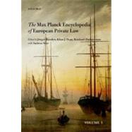 Max Planck Encyclopedia of European Private Law by Basedow, Jurgen; Hopt, Klaus J.; Zimmermann, Reinhard, 9780199578955