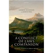 A Conflict Of Laws Companion by Dickinson, Andrew; Peel, Edwin, 9780198868958