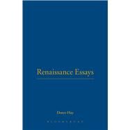 Renaissance Essays by Hay, Denys, 9780907628965