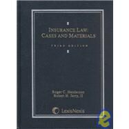 Insurance Law by Henderson, Roger; Jerry, Robert H., II, 9780820548968
