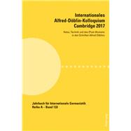 Internationales Alfred-doeblin-kolloquiumcambridge 2017 by Midgley, David; Davies, Steffan, 9783034338974