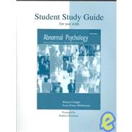 Student Study Guide for use with Abnormal Psychology by Halgin, Richard P., 9780073208978