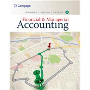 Financial & Managerial Accounting, Loose-leaf Version by Warren, Carl; Jones, Jefferson; Tayler, William, 9780357068984