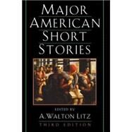 Major American Short Stories by Litz, A. Walton, 9780195078992