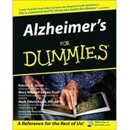 Alzheimer's For Dummies,Smith, Patricia B.; Kenan,...,9780764538995