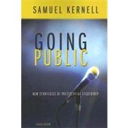 Going Public by Kernell, Samuel, 9781568028996