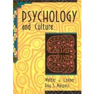 Psychology and Culture by Lonner, Walter J.; Malpass, Roy S., 9780205148998