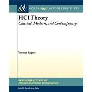 HCI Theory by Rogers, Yvonne, 9781608459001