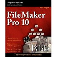 FileMaker Pro 10 Bible by Cologon, Ray, 9780470429006