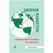 Greener Marketing by Charter, Martin, 9781874719007