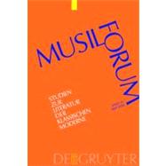 Musil-Forum by Luserke-Jaqui, Matthias; Zeller, Rosmarie, 9783110209020