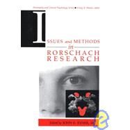 Issues and Methods in Rorschach Research by Exner, Jr.; John E., 9780805819021