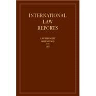 International Law Reports by Lauterpacht, Elihu; Greenwood, Christopher; Lee, Karen, 9781107059023