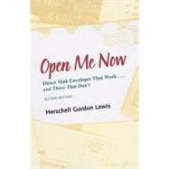 Open Me Now by Lewis, Herschell Gordon, 9781933199030