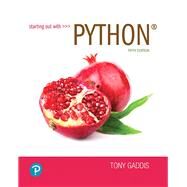 Starting Out with Python by Gaddis, Tony, 9780135929032