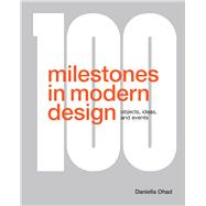 100 Milestones in Modern Design Objects, Ideas, and Events by Ohad, Daniella, 9781577159032