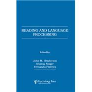 Reading and Language Processing by Henderson; John M., 9780805819038