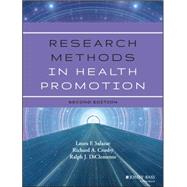 Research Methods in Health Promotion by Salazar, Laura F.; Crosby, Richard; DiClemente, Ralph J., 9781118409060