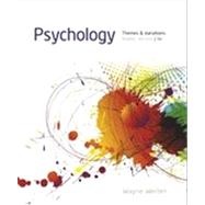 Psychology Themes and Variations, Briefer Version by Weiten, Wayne, 9781133939061