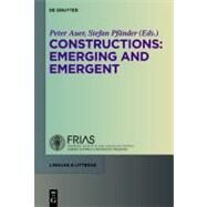Constructions: by Auer, Peter; Pfander, Stefan, 9783110229073