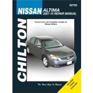 Chilton Nissan Altima Repair Manual 2007 - 2010 by Chilton Book Company, 9781563929076