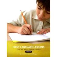 First Lang Lessons Level 3 Pa by Wise,Jessie, 9781933339078