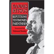 Yannis Ritsos by Ritsos, Yannis; Keeley, Edmund, 9780691019086