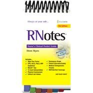 RNotes: Nurse's Clinical Pocket Guide by Myers, Ehren, 9780803669086