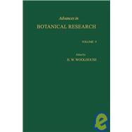 Advances in Botanical Research by Woolhouse, Harold, 9780120059096