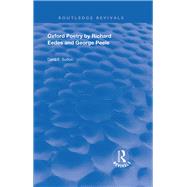 Oxford Poetry by Richard Eedes and George Peele by Eedes, Richard; Sutton, Dana F., 9780367189099