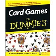 Card Games For Dummies by Rigal, Barry; Sharif, Omar, 9780764599101