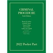 Criminal Procedure, 6th, Student Edition, 2022 Pocket Part (Hornbook Series)(Hornbooks) by LaFave, Wayne R.; Israel, Jerold H.; King, Nancy J.; Kerr, Orin S.; Leipold, Andrew D., 9781636599106