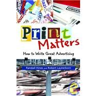 Print Matters by Hines, Randall, 9781933199108