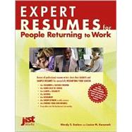 Expert Resumes for People Returning to Work by Enelow, Wendy S., 9781563709111