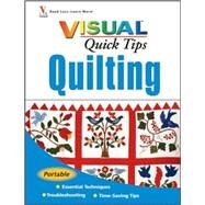 Quilting VISUAL Quick Tips by Hakala, Sonja, 9780470289112