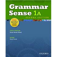 Grammar Sense 1A Student Book with Online Practice Access Code Card by Pavlik, Cheryl, 9780194489119