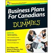 Business Plans For Canadians for Dummies by Tiffany, Paul, 9781118349120