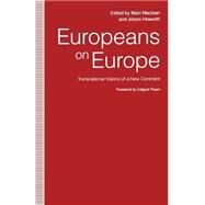 Europeans on Europe by Howorth, Jolyon; MacLean, Mairi, 9781349219124