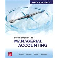 INTRO.TO MANAGERIAL ACCT.(LOOSELEAF) by Unknown, 9781265059125