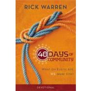 40 Days of Community Devotional by Warren, Rick, 9780310689133