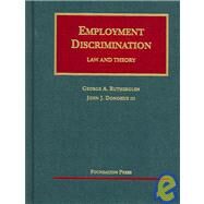 Employment Discrimination 2005 by Ruterglen, George A.; Donohue, John J., 9781587789144