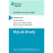MyLab BRADY with Pearson eText -- Access Card -- for Emergency Care by Limmer, Daniel J., EMT-P; O'Keefe, Michael F.; Dickinson, Edward T., ,Medical Editor, 9780135479148