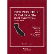 Civil Procedure in California(American Casebook Series) by Levine, David I., 9781636599151
